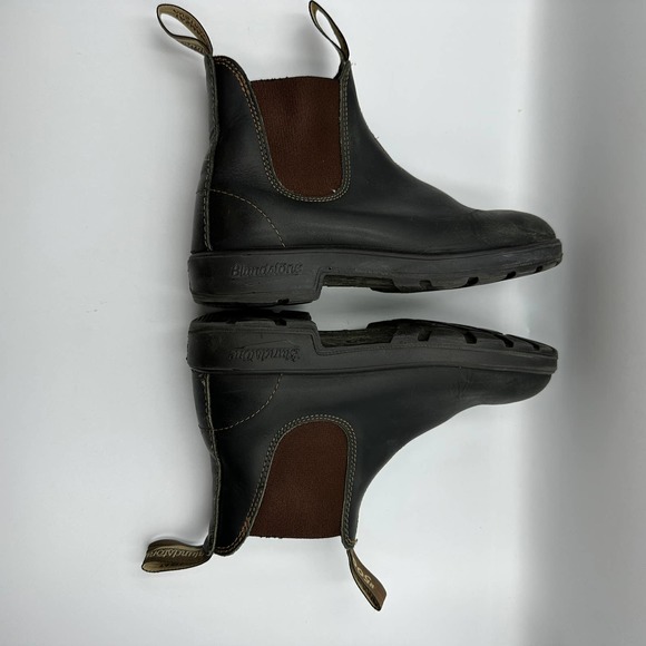 Blundstone #500 Leather Stout Brown Chelsea Boots 6.5 - Picture 4 of 13